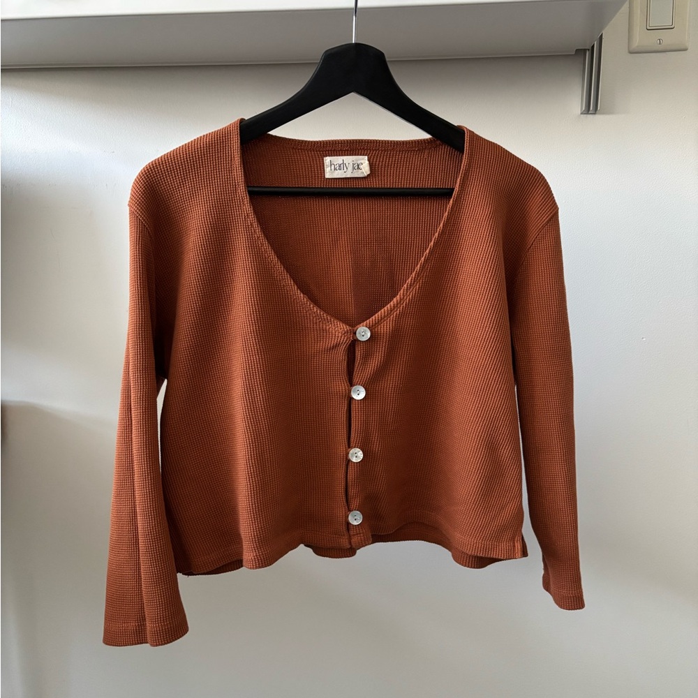 Harly Jae James Waffle Blouse Size Small/Medium